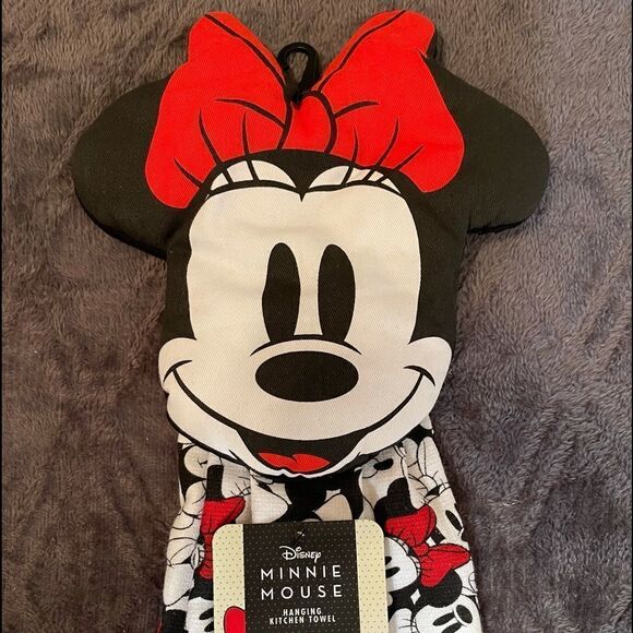 Disney Minnie hanging towel & Mickey spatula NWT - Picture 3 of 11